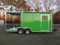 18ft Green BBQ Cooking Competition Trailer 