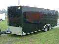 BLACK 20FT CARGO TRAILER WITH 5200LB AXLES