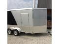 Two tone Aluminum Enclosed Trailer 14ft with Ramp