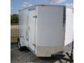 10ft Cargo Doors, White with V-nose