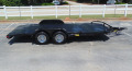 18ft Black Tandem Axle Trailer  2-3500# Rubber torsion axles  Easy lube hubs