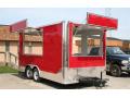 14FT RED TANDEM 3500LB AXLE CONCESSION TRAILER