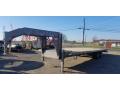 30FT (25+5) FLATBED GN TRAILER W/RAMPS