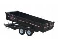 16ft Dump Trailer w/Combo Gate and Ramps