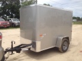 8ft S/A dual barn cargo/enclosed flat front trailer