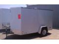 8ft Cargo Trailer - SILVER WITH BARN DOORS