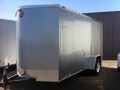 10ft Enclosed Trailer - SILVER - WHITE WALLS AND CEILING