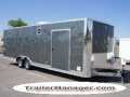 Grey 26ft Race Trailer w/Finished Interior