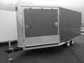 Gray 20ft Enclosed Snowmobile Trailer