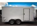 14ft Flat Front TA Enclosed Cargo Trailer w/Ramp