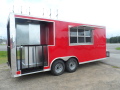20' enclosed BBQ pizza concession trailer 