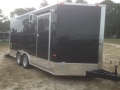Charcoal Grey 16ft Tandem Axle Enclosed Trailer