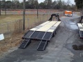 36' 10 ton HEAVY equipment bobcat trailer gooseneck