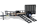 12ft ATV/ Utility Trailer w/Rear and Side Gate
