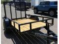 Black Wood Deck  10ft  S/A Utility Trailer