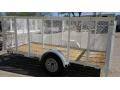 White  Tall Sides 12ft S/A Landscape Utility Trailer