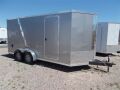 16ft Silver Tandem Axle Enclosed Trailer
