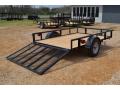 12ft Utility Trailer w/Pipe Top Railing