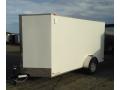 6x12 White Cargo Trailer