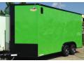 Green V-nose Cargo Trailer 7 x 14 T/A