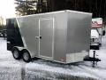14ft Two Toned Silver and Black Cargo / Enclosed Trailer