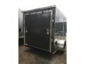 Charcoal 10ft Enclosed Cargo Trailer with V-nose and Ramp