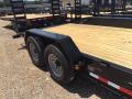20FT STEEL EQUIPMENT TRAILER W/STAND UP RAMPS