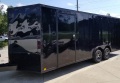 24ft Blackout with Ramp Door Enclosed Cargo-Beavertail, D-Rings