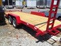 20ft 10,000# equipment bobcat trailer heavy duty RED