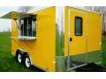 YELLOW 16FT CONCESSION TRAILER W/ 1 WINDOW