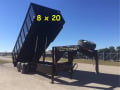 8 x 20 Ton Dump Trailer 26,000 lb GVWR