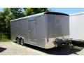 20ft Enclosed Cargo - Gray with Black Roof