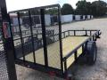 12FT  UTILITY TRAILER W/EXPANDED METAL GATE
