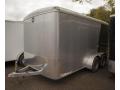 Two Toned Silver/Black 14ft Enclosed Cargo Trailer
