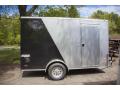 12ft SA Enclosed Cargo Trailer - Silver/Black Two Toned
