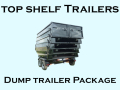 Stacks Easy 12' Roll Off Trailer With 5 11yd dumpsters 