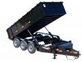 Bumper Pull Triple Axle Dump Trailer