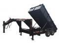 7x12 Gooseneck TA Dump Trailer