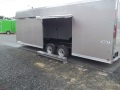 8 x 24 RR carhauler enclosed cargo trailer w cabinets