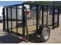 8ft S/A Landscape Utility Trailer w/4 Foot Expanded Metal Sides