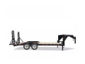 20ft Gooseneck Lowboy Equipment Trailer w/Dovetail and Ramps