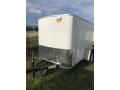 8FT ENCLOSED CARGO TRAILERS SHOWN IN WHITE