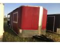 Red 24ft Concession Trailer w/Porch 