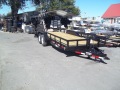20' 14k pipe equipment bobcat cargo trailer LED