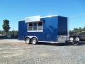 8 X 16 finished 1 window enclosed concession trailer