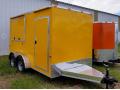 14ft Yellow Concession Trailer w/One Concession Window