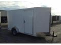Silver 12ft S/A Enclosed Cargo Trailer