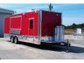 24ft Red Loaded Concession Trailer