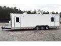 White Flat Front Concession Trailer 30ft