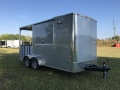 16ft Silver Porch BBQ Competition Trailer